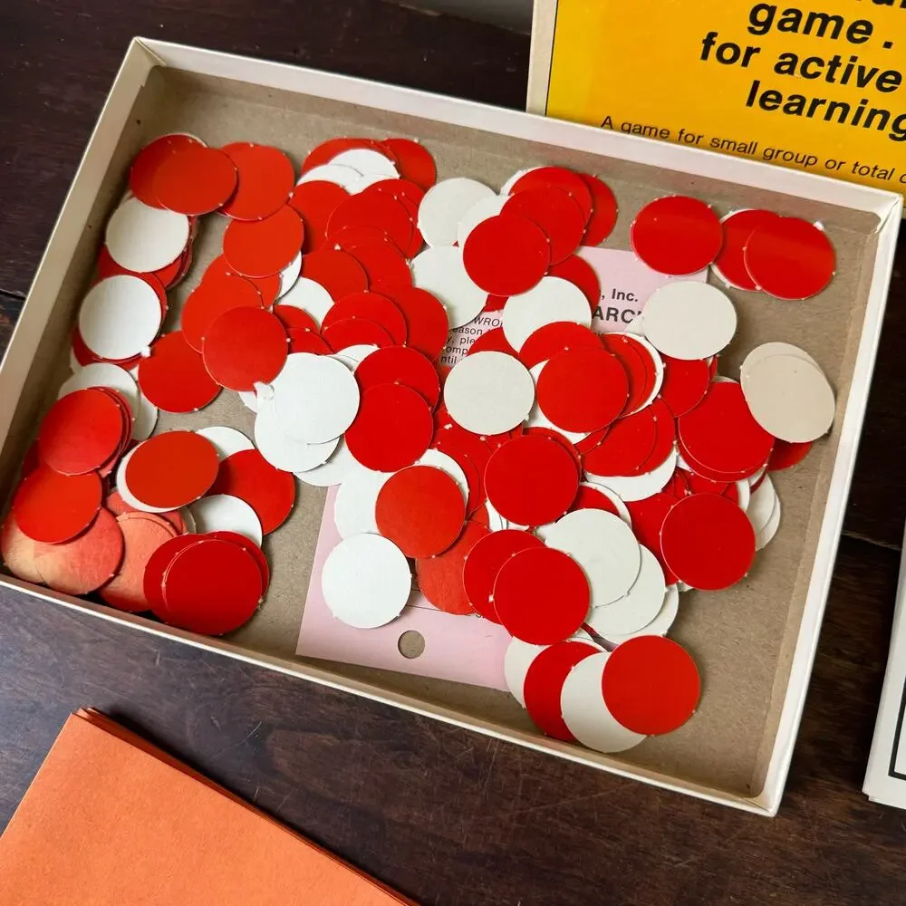 Vintage 70s‎ Alphabet Bingo Small Group 36 Players Classroom Preschool English
